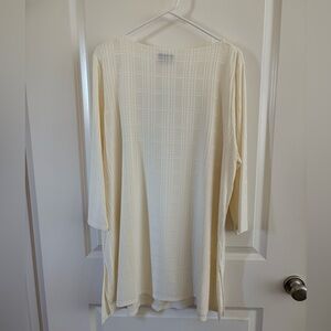 J. Jill Cream Textured Top